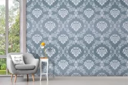 Carta da Parati decorazione pattern vintage inglese classico.