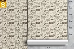 Carta da Parati Design e Stili Flora e Fauna animali Natura