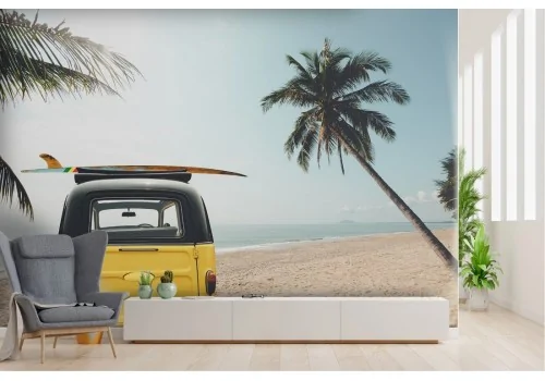 Carta da Parati paesaggio spiaggia tropicale