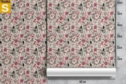 Wallpaper Design and Styles Flora and Fauna Flowers Nature Vintage