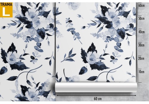 White flowers wallpaper nature abstract decoration. 2