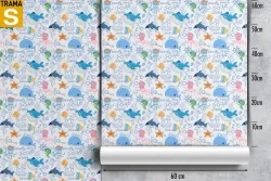 Carta da Parati Bambini Animali uccelli Decorazioni e Pattern