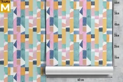 Vintage Abstract Geometric Wallpaper