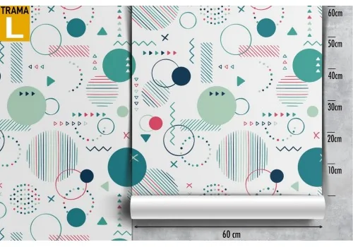 Polka Dot Wallpaper abstract pattern for children. 2