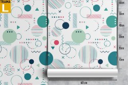Polka Dot Wallpaper abstract pattern for children.