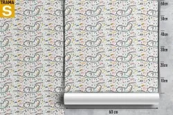 Carta da Parati Bambini Mappe Città Trasporti Decorazioni e Pattern Mezzi di trasporto