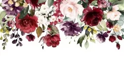 Wallpaper Design and Styles Flora and Fauna Stylized Flowers