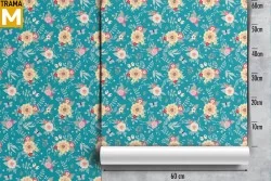 Carta da Parati Fiori Natura Vintage