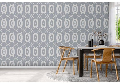 Vintage geometric wallpaper decoration with lines.