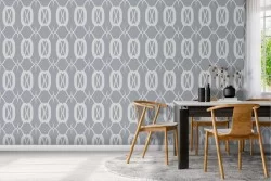 Vintage geometric wallpaper decoration with lines.
