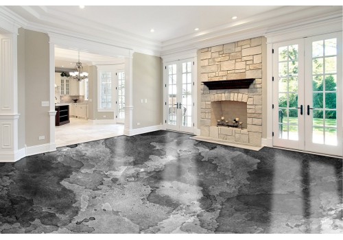 Black stained concrete texture wallpaper 2