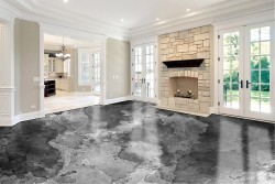 Black stained concrete texture wallpaper