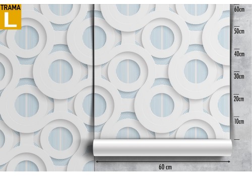 Wallpaper decoration stylized circles geometries. 2