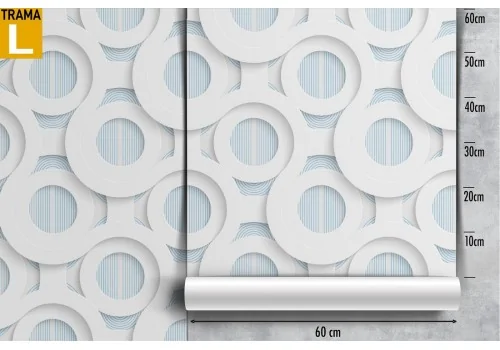 Wallpaper decoration stylized circles geometries. 2