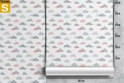Carta da Parati Bambini Decorazioni e Pattern Righe e A pois
