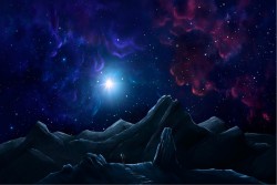 Carta da Parati Bambini Paesaggi e Natura Spazio e Pianeti Cielo Universo