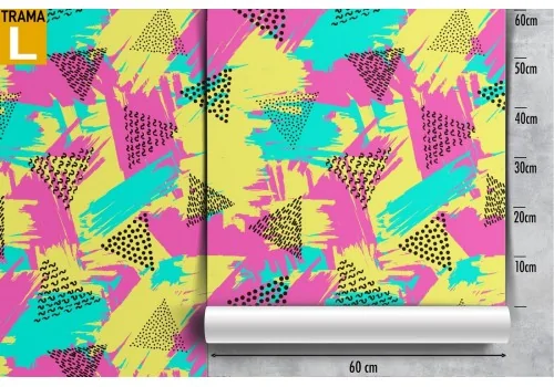 Abstract pattern pop colors wallpaper. 2