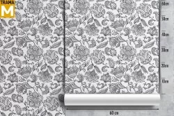 Carta da Parati Fiori Natura Vintage