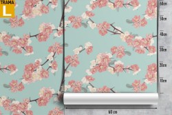 Cherry blossom wallpaper nature decoration.
