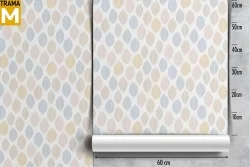 Carta da Parati Decorazioni e Pattern Righe e A pois