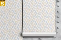Carta da Parati Bambini Decorazioni e Pattern Righe e A pois