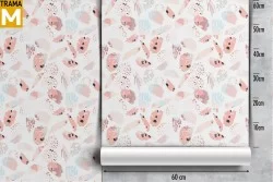 Carta da Parati Decorazioni e Pattern Righe e A pois