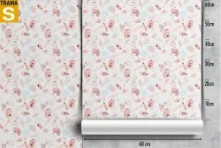 Carta da Parati Bambini Decorazioni e Pattern Righe e A pois