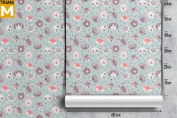 Carta da Parati Animali uccelli Decorazioni e Pattern