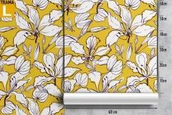 Abstract leaves wallpaper nature decoration.