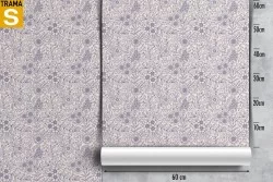 Carta da Parati Design e Stili Flora e Fauna Fiori Foglie Natura Stilizzata