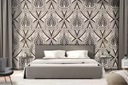 Carta da Parati decorazione anni '30 geometrica.