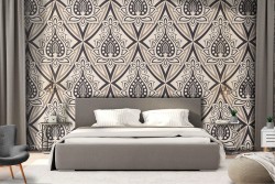 Geometric decoration wallpaper from the '30s.