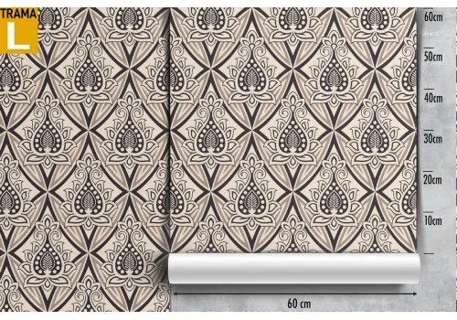 Geometric decoration wallpaper from the '30s. 2