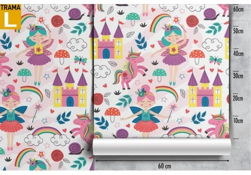 Wallpaper decoration fantasy fairies children. 2