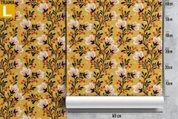 Abstract nature flower chains wallpaper.