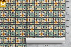 Carta da Parati Fiori Geometrica Natura