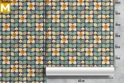 Geometric Flowers Nature Wallpaper