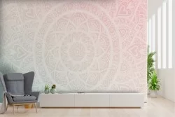 Oriental Zen Mandala Wallpaper Illustration