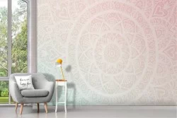 Oriental Zen Mandala Wallpaper Illustration