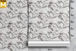 Modern Nature Animal Leaves Wallpaper