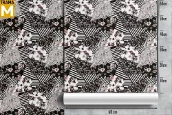 Carta da Parati Fiori Moderna Stilizzata Natura