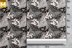 Modern Stylized Flowers Nature Wallpaper