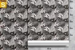 Carta da Parati Design e Stili Flora e Fauna Fiori Moderna Stilizzata Natura