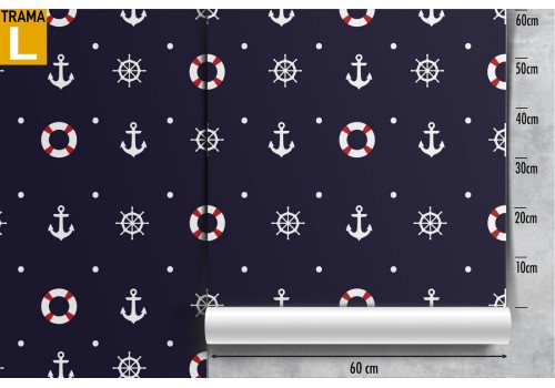 Nautical decorations wallpaper for children. 2