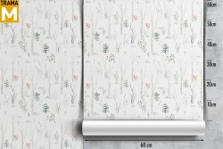 Wallpaper Trees Leaves Stylized Nature