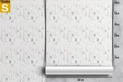 Carta da Parati Design e Stili Flora e Fauna Alberi Foglie Natura Stilizzata