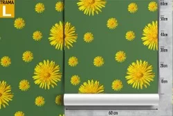 Wallpaper nature abstract flowers green background.