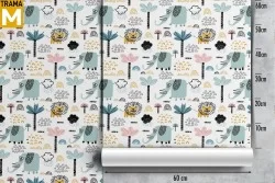 Carta da Parati Animali uccelli Decorazioni e Pattern