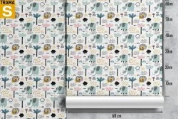 Children's Wallpaper Animals Birds Decorations and Patterns