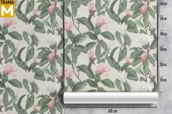 Carta da Parati Fiori Foglie Natura